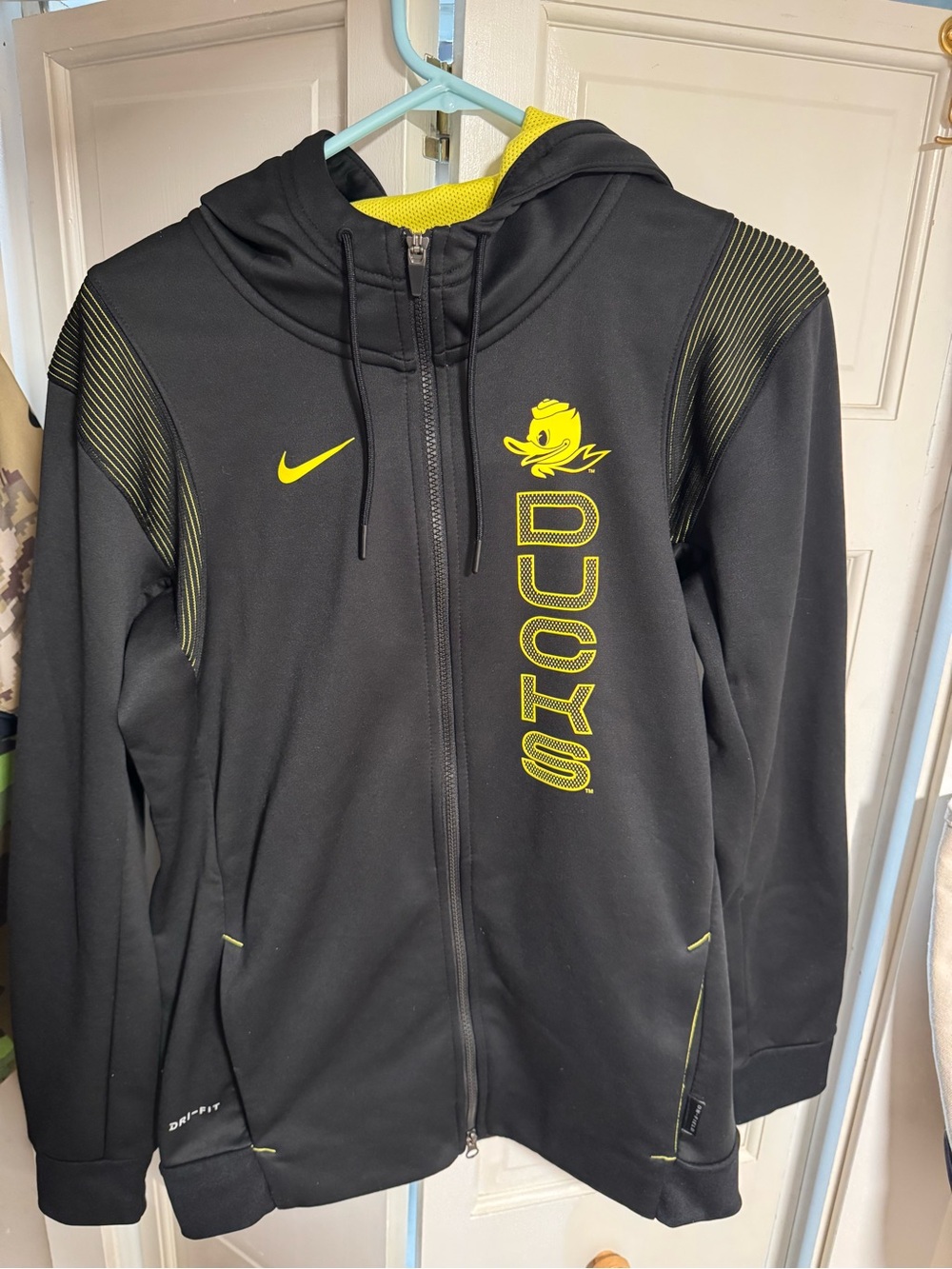 Nike Dri-Fit Oregon Ducks Full-Zip Hoodie Men’s Small